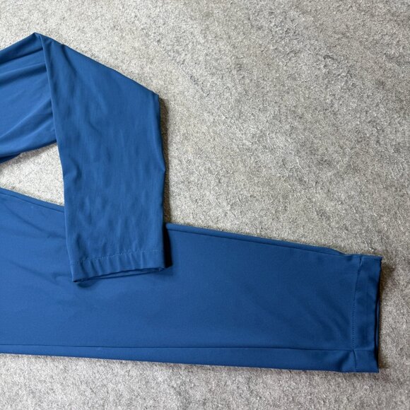 Bonobos Off Duty Pants Men L Blue 31" Elastic Waist Performance Tapered - Picture 2 of 16